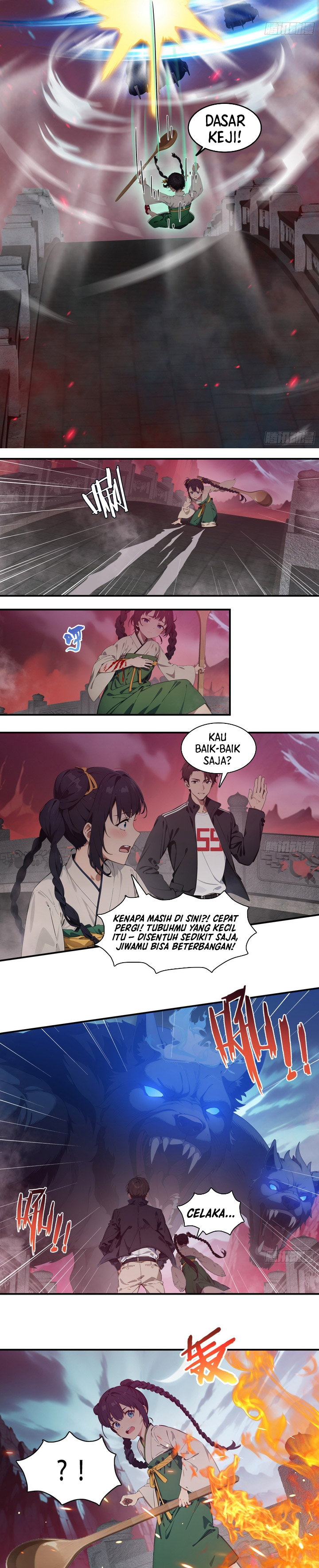 The Evil God Descends, I Own Great Hell chapter 87