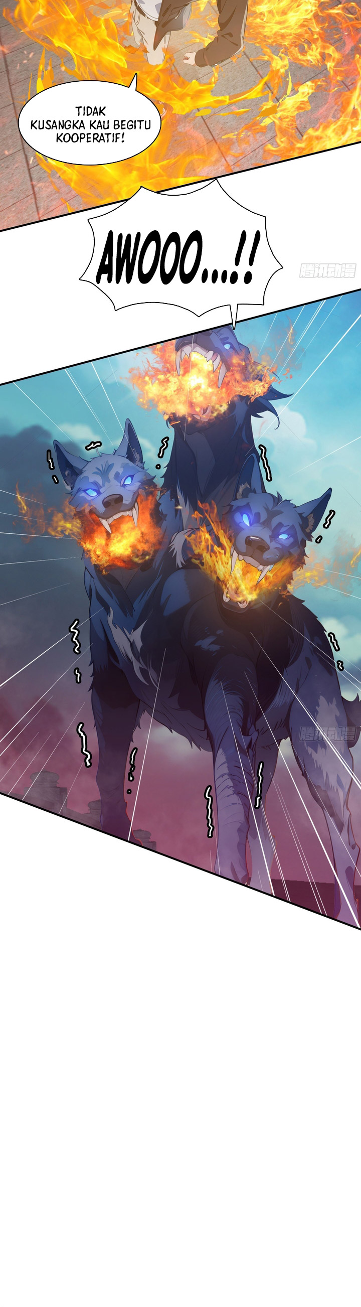 The Evil God Descends, I Own Great Hell chapter 87