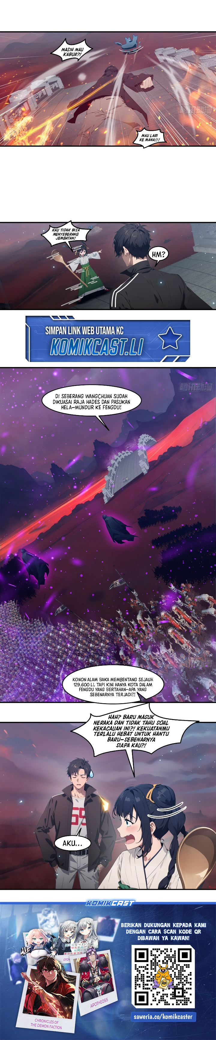 The Evil God Descends, I Own Great Hell chapter 87