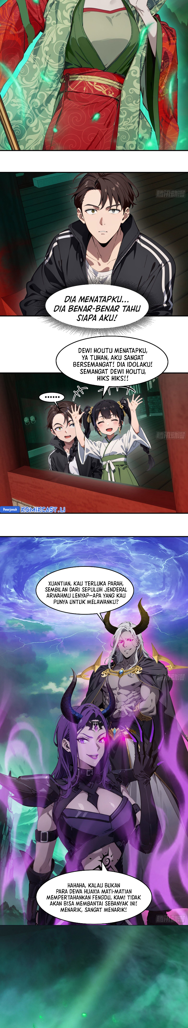 The Evil God Descends, I Own Great Hell chapter 88