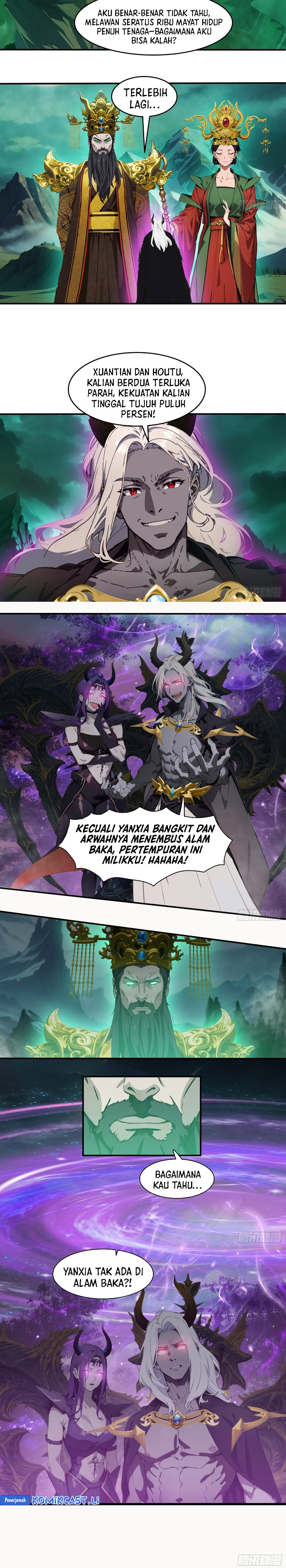 The Evil God Descends, I Own Great Hell chapter 88