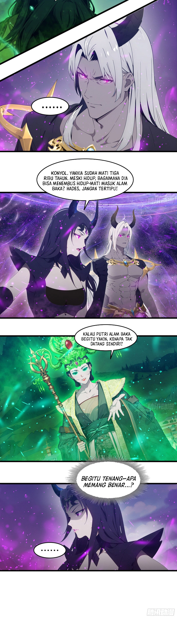 The Evil God Descends, I Own Great Hell chapter 88