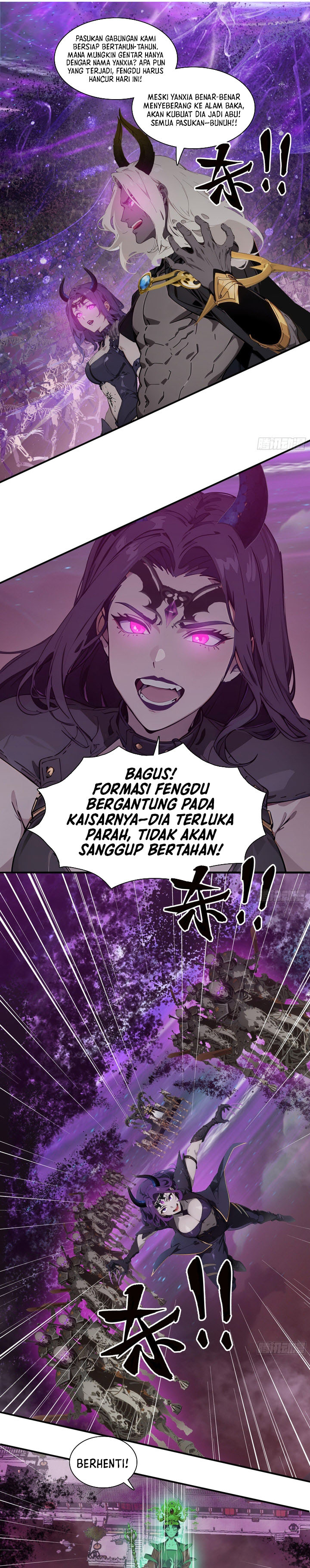 The Evil God Descends, I Own Great Hell chapter 88