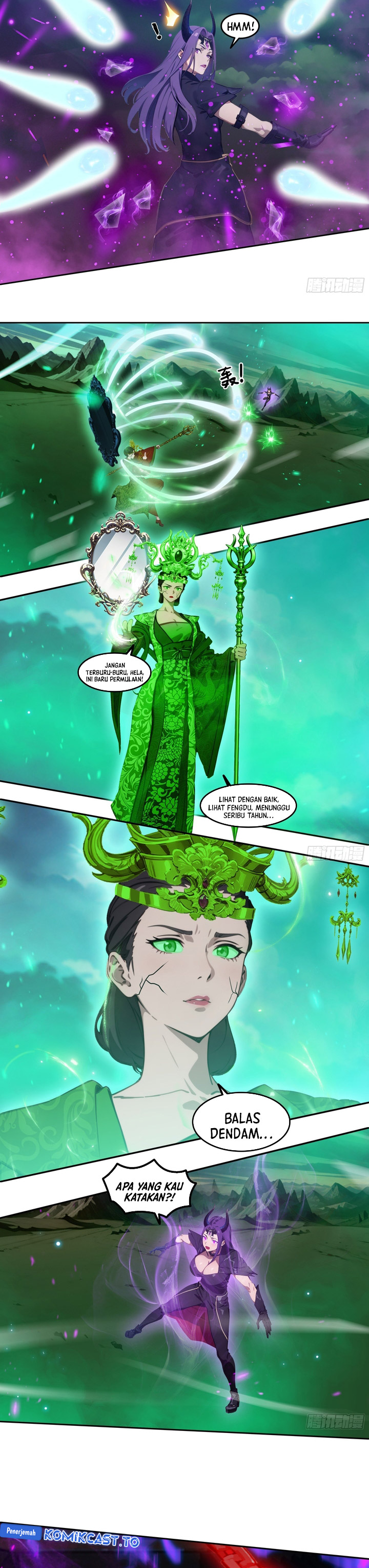 The Evil God Descends, I Own Great Hell Chapter 94 Bahasa Indonesia