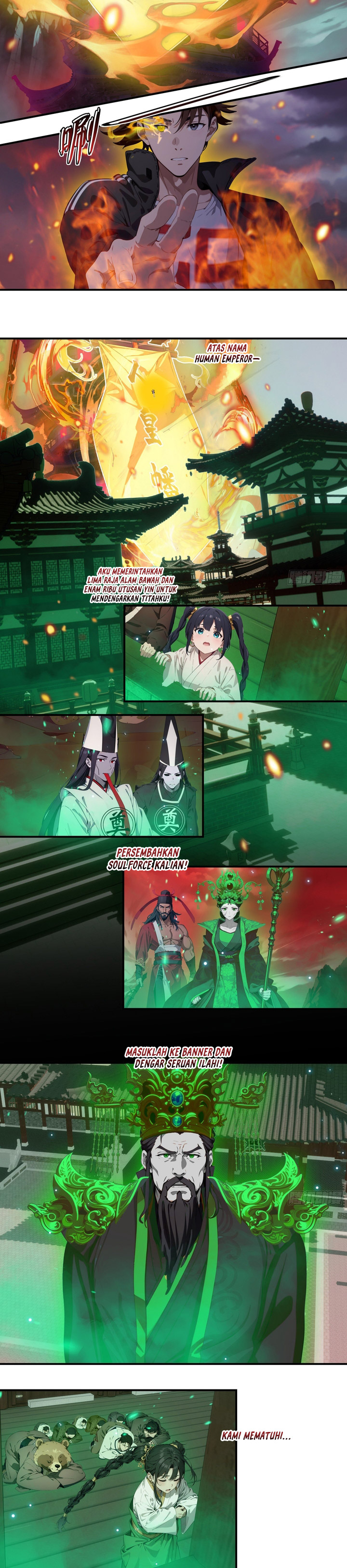 The Evil God Descends, I Own Great Hell chapter 97