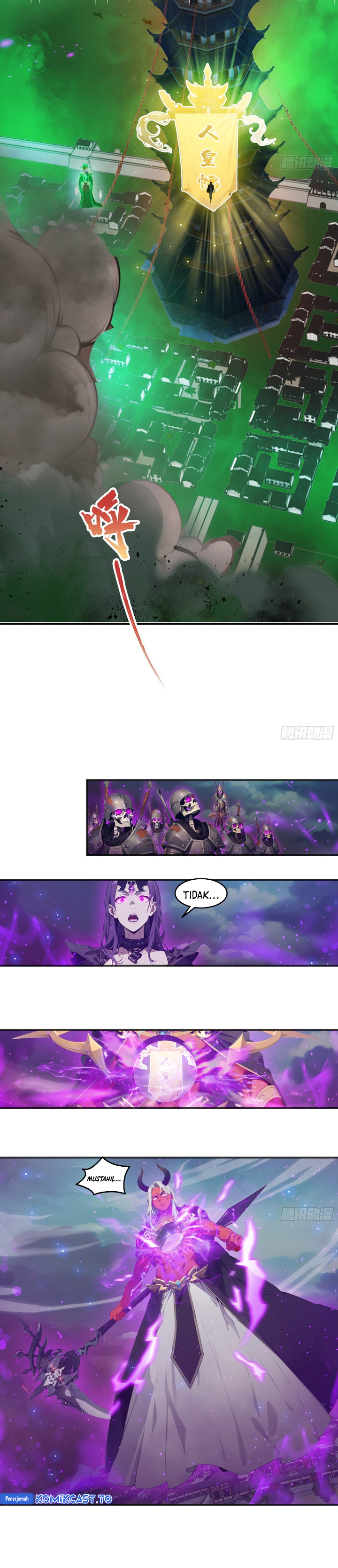 The Evil God Descends, I Own Great Hell chapter 97