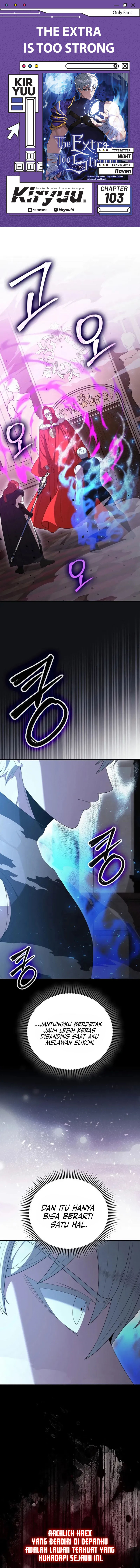 The Extra is Too Strong chapter 103