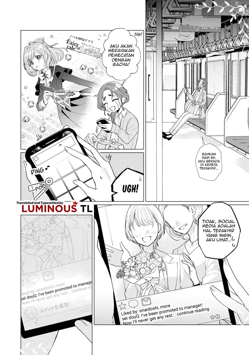 The Fed Up Office Lady Wants to Serve the Villainess Chapter 01 Bahasa Indonesia