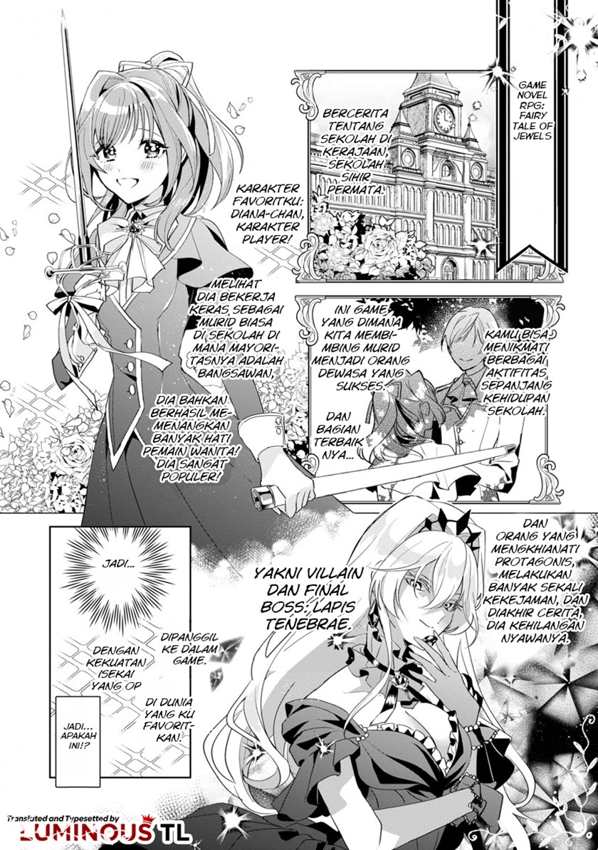 The Fed Up Office Lady Wants to Serve the Villainess Chapter 01 Bahasa Indonesia