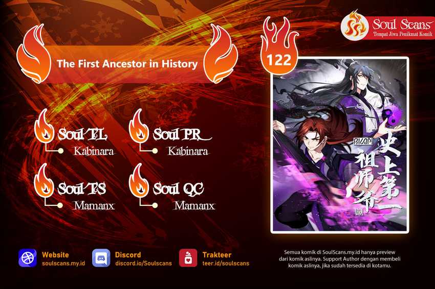 The First Ancestor in History Chapter 122 Bahasa Indonesia