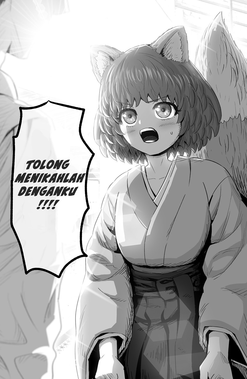 The Fox Girl Who Wants to Get Chummy With the Human Boy She Likes Chapter 03 Bahasa Indonesia