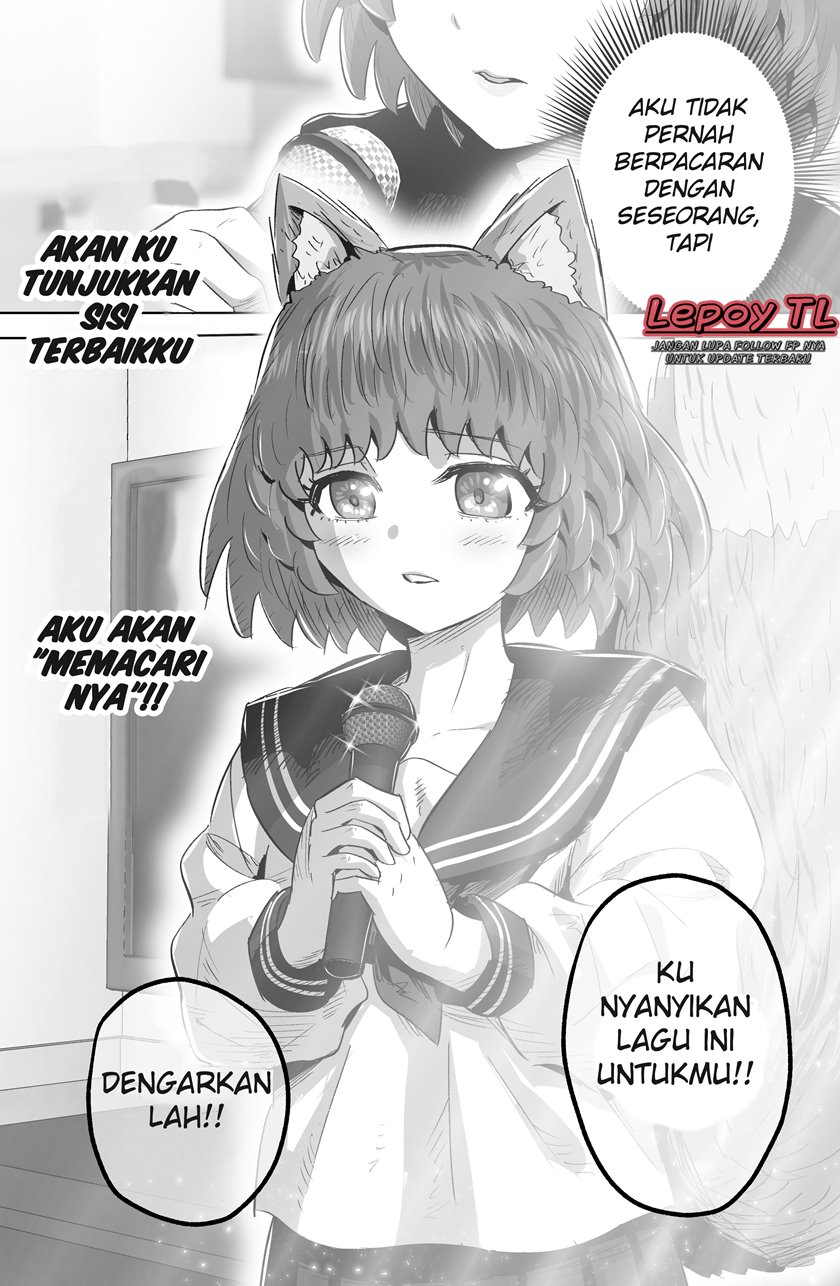The Fox Girl Who Wants to Get Chummy With the Human Boy She Likes Chapter 09 Bahasa Indonesia