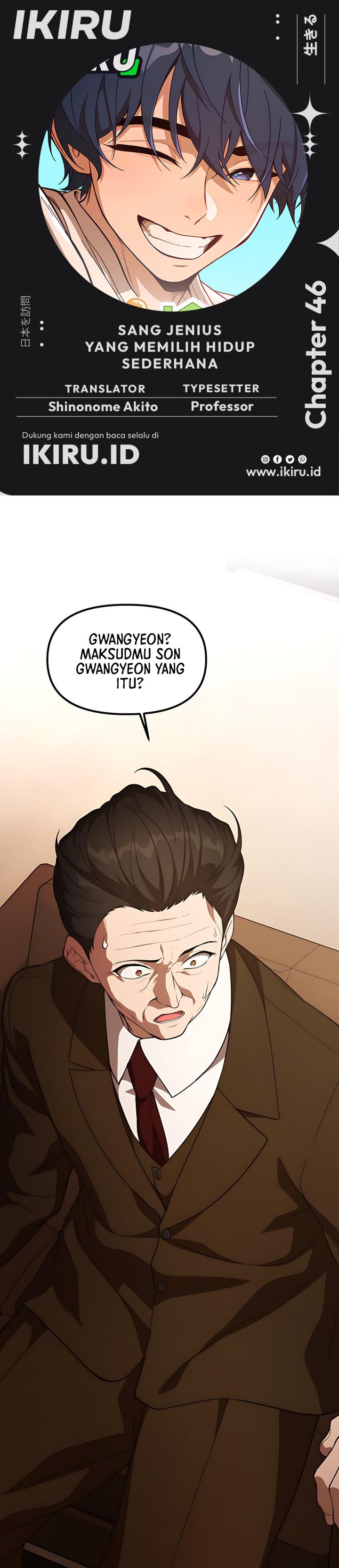 The Genius Decided to Live an Ordinary Life Chapter 46 Bahasa Indonesia