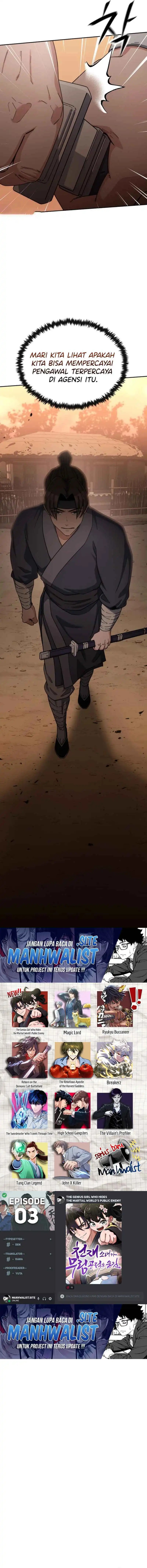 The Genius Girl Who Hides the Martial World’s Public Enemy chapter 3