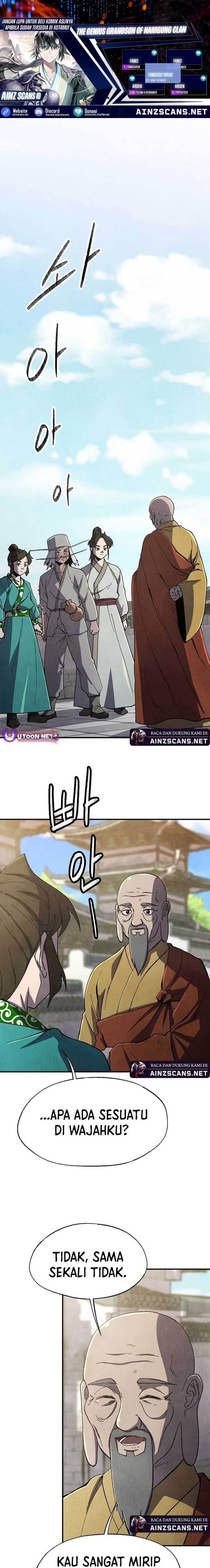 The Genius Grandson of Namgung Clan Chapter 59 Bahasa Indonesia