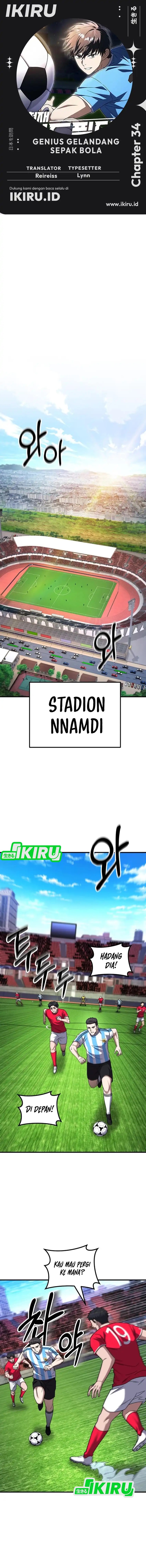 The Genius Midfielder’s Pass Is Special Chapter 34 Bahasa Indonesia