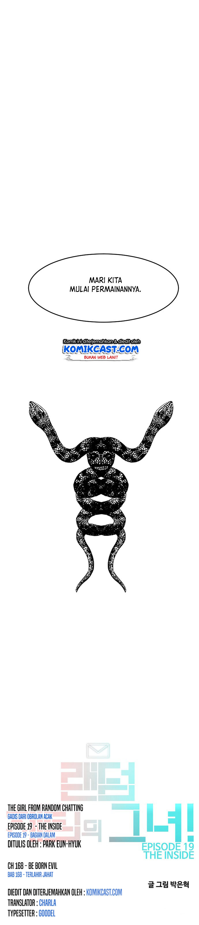 The Girl From Random Chatting! Chapter 168 Bahasa Indonesia