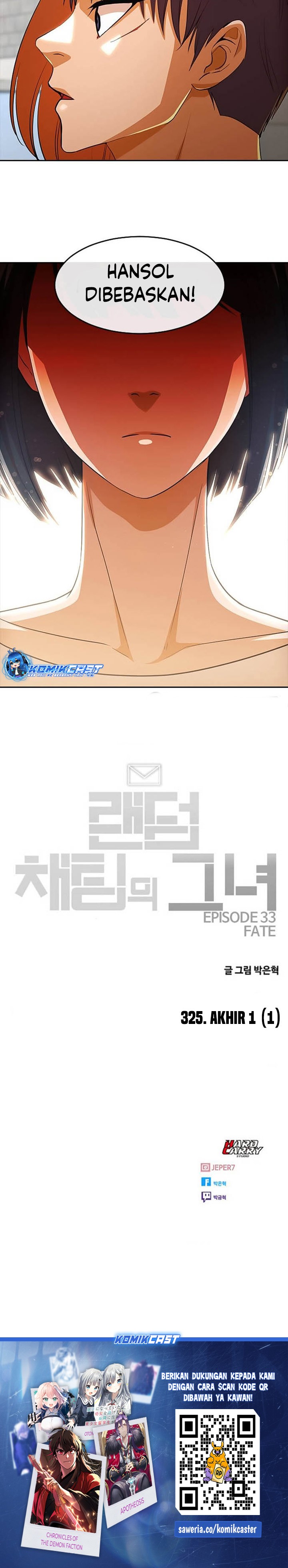 The Girl From Random Chatting! Chapter 325 Bahasa Indonesia