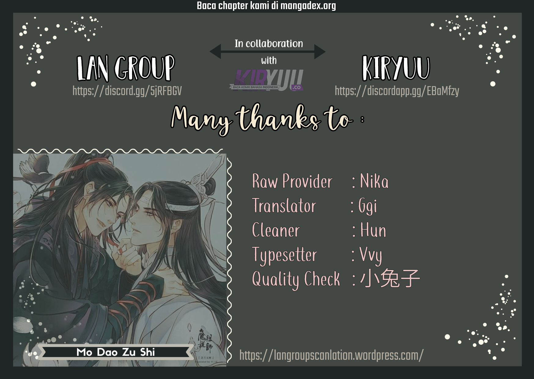 The Grandmaster of Demonic Cultivation Chapter 104 Bahasa Indonesia