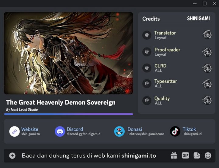The Great Heavenly Demon Sovereign chapter 1
