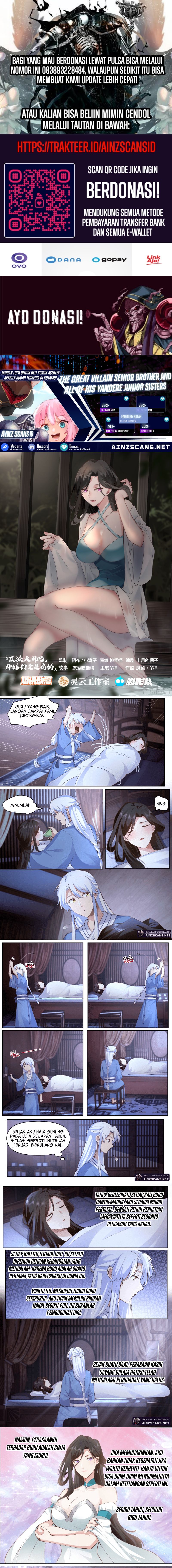 The Great Villain Senior Brother and All of His Yandere Junior Sisters Chapter 93 Bahasa Indonesia