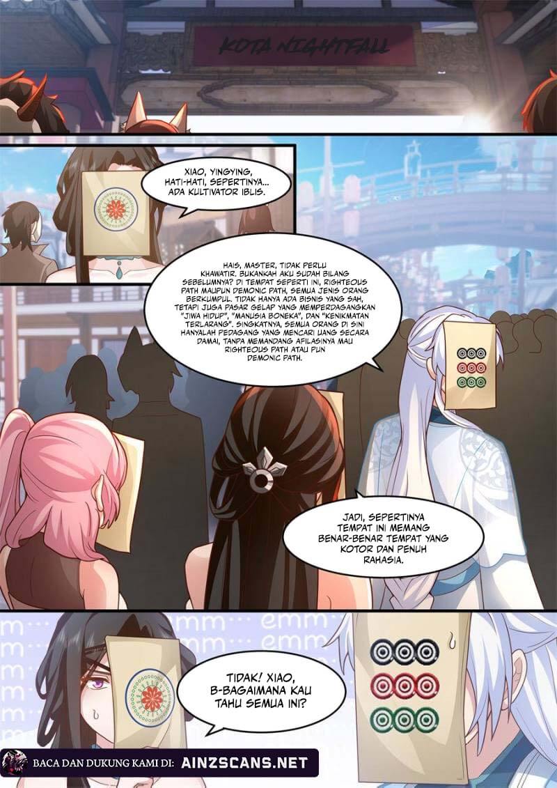 The Great Villain Senior Brother and All of His Yandere Junior Sisters Chapter 144 Bahasa Indonesia