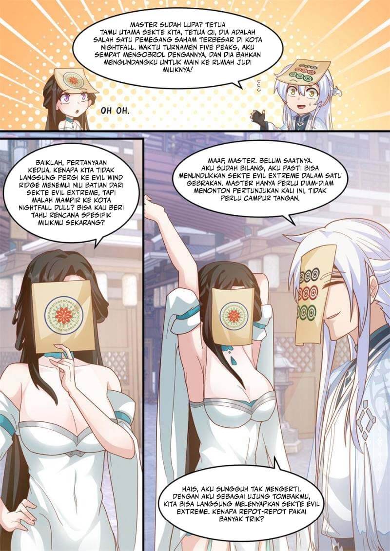 The Great Villain Senior Brother and All of His Yandere Junior Sisters Chapter 144 Bahasa Indonesia