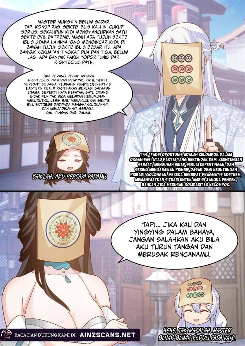 The Great Villain Senior Brother and All of His Yandere Junior Sisters Chapter 144 Bahasa Indonesia