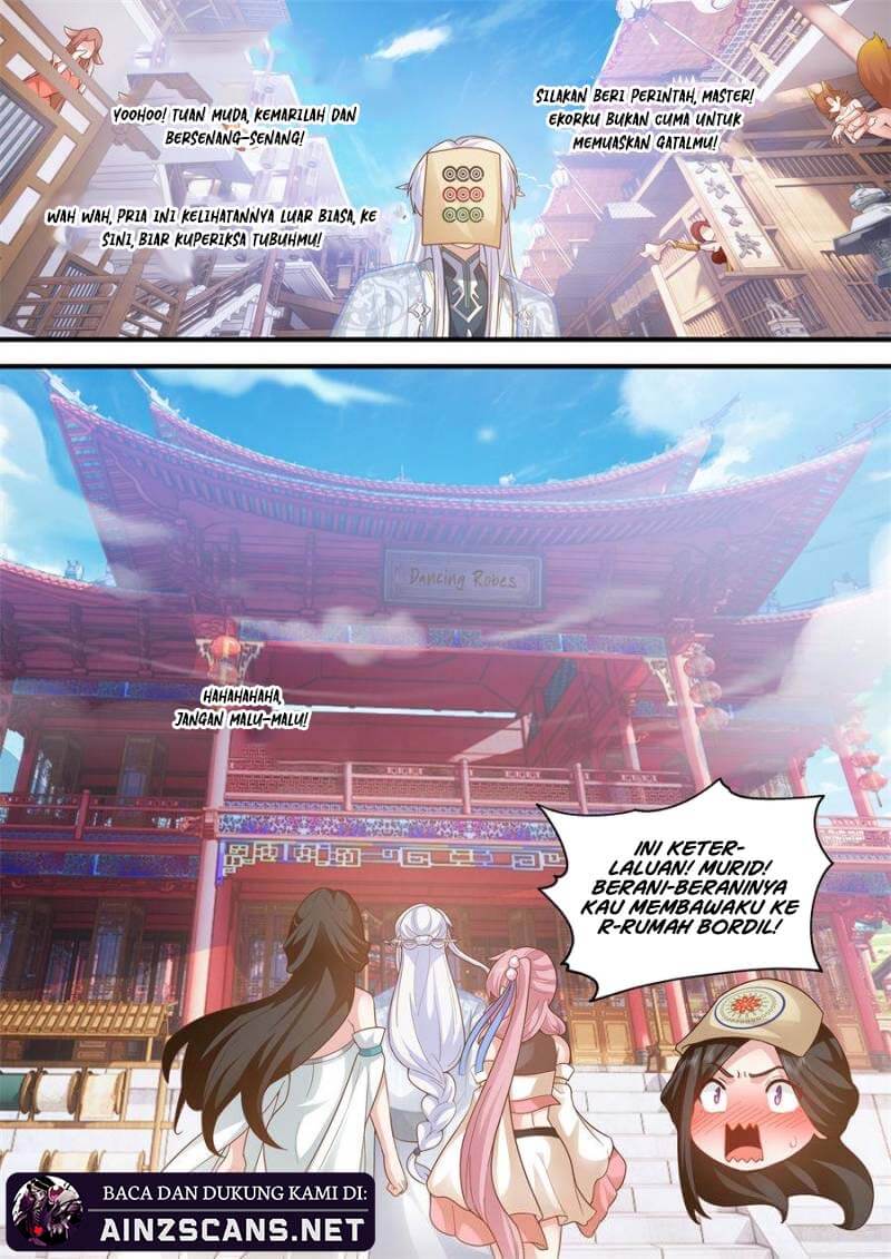 The Great Villain Senior Brother and All of His Yandere Junior Sisters Chapter 144 Bahasa Indonesia