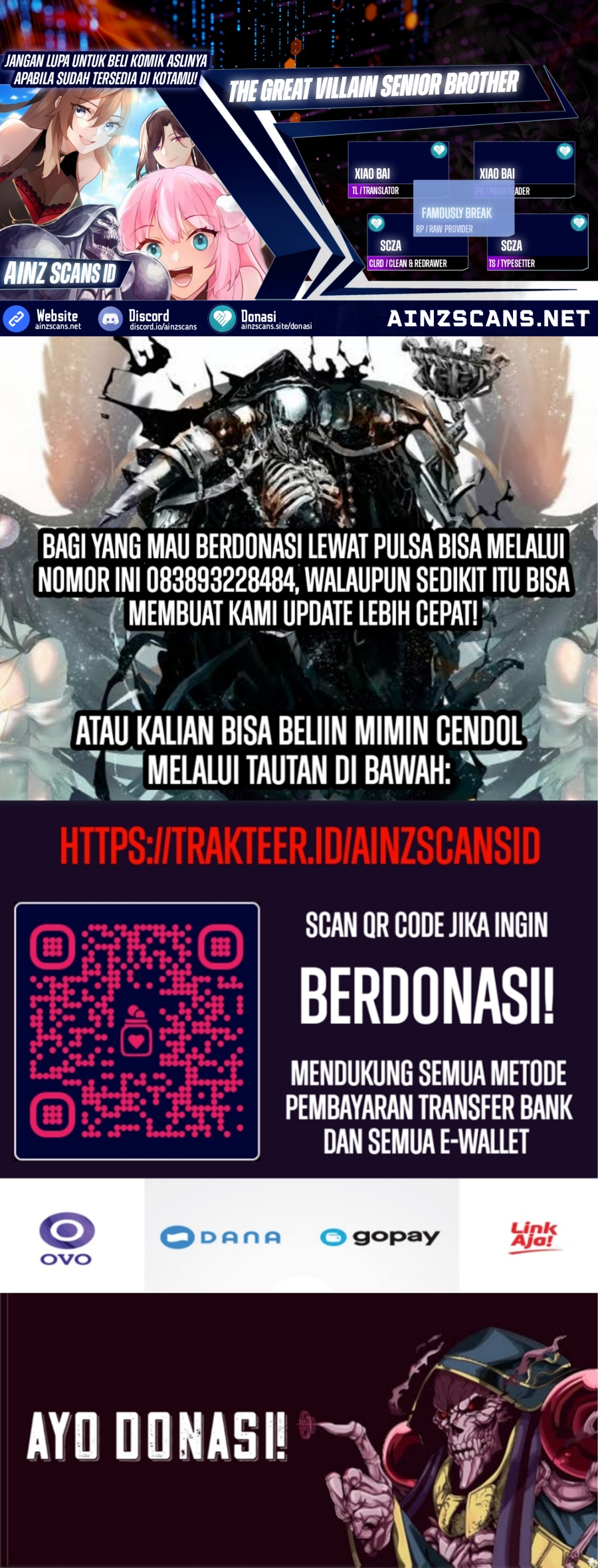 The Great Villain Senior Brother and All of His Yandere Junior Sisters Chapter 152 Bahasa Indonesia