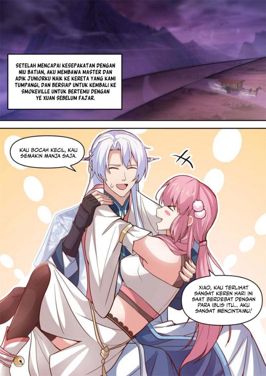 The Great Villain Senior Brother and All of His Yandere Junior Sisters Chapter 152 Bahasa Indonesia