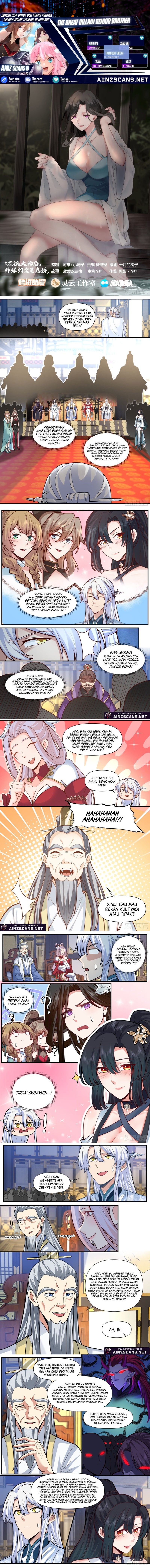 The Great Villain Senior Brother and All of His Yandere Junior Sisters Chapter 163 Bahasa Indonesia
