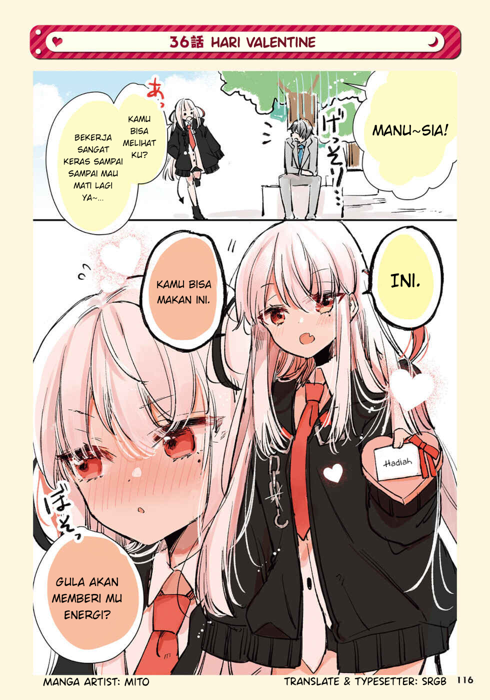 The Grim Reaper Falls in Love With a Human Chapter 36 Bahasa Indonesia