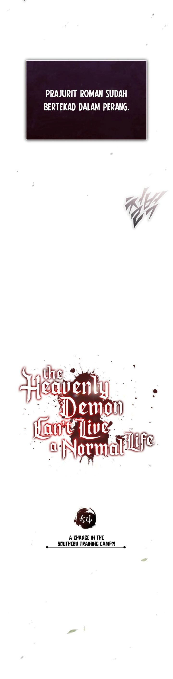 The Heavenly Demon Can’t Live a Normal Life Chapter 54 Bahasa Indonesia