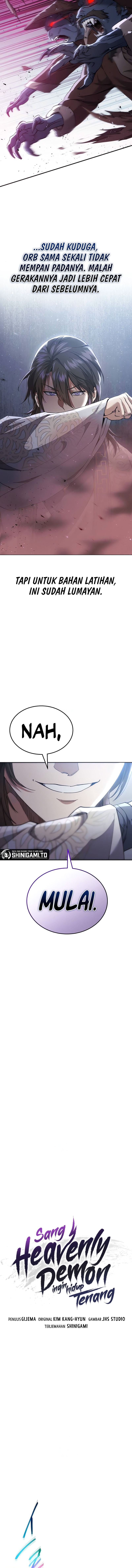 The Heavenly Demon Wants A Quiet Life Chapter 58 Bahasa Indonesia