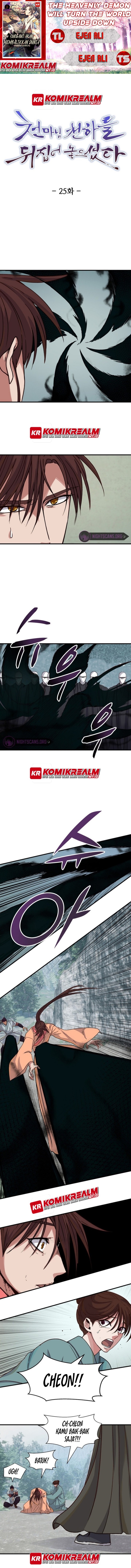 The Heavenly Demon Will Turn the World Upside Down Chapter 25 Bahasa Indonesia