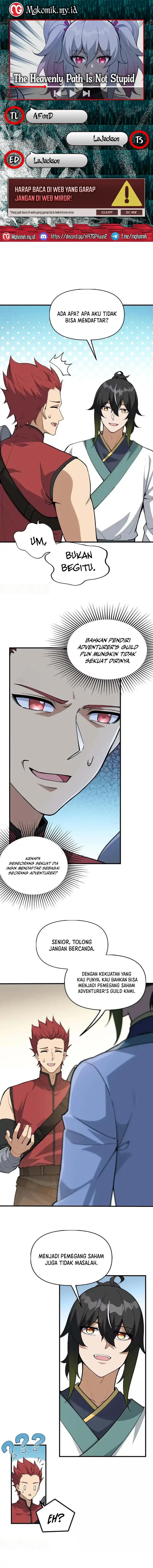The Heavenly Path Is Not Stupid Chapter 152 Bahasa Indonesia