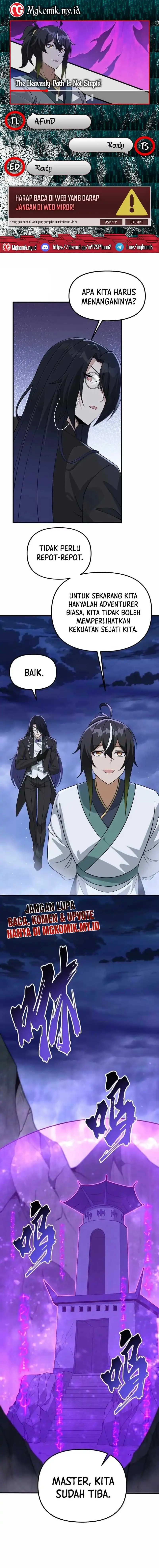 The Heavenly Path Is Not Stupid Chapter 158 Bahasa Indonesia