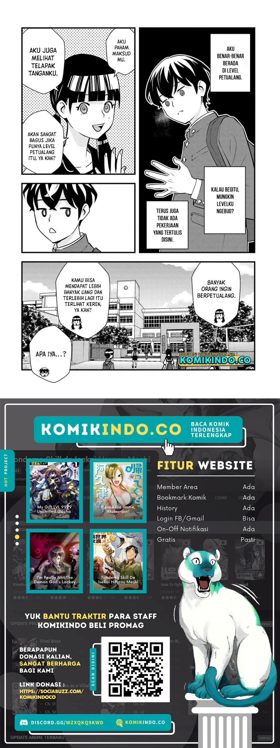 The Hero Returns From Another World Chapter 02.1 Bahasa Indonesia