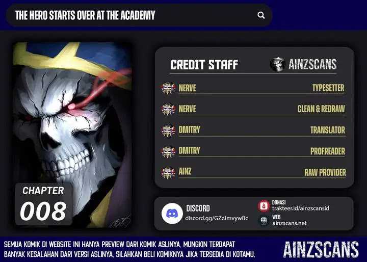The Hero Starts Over at the Academy chapter 8