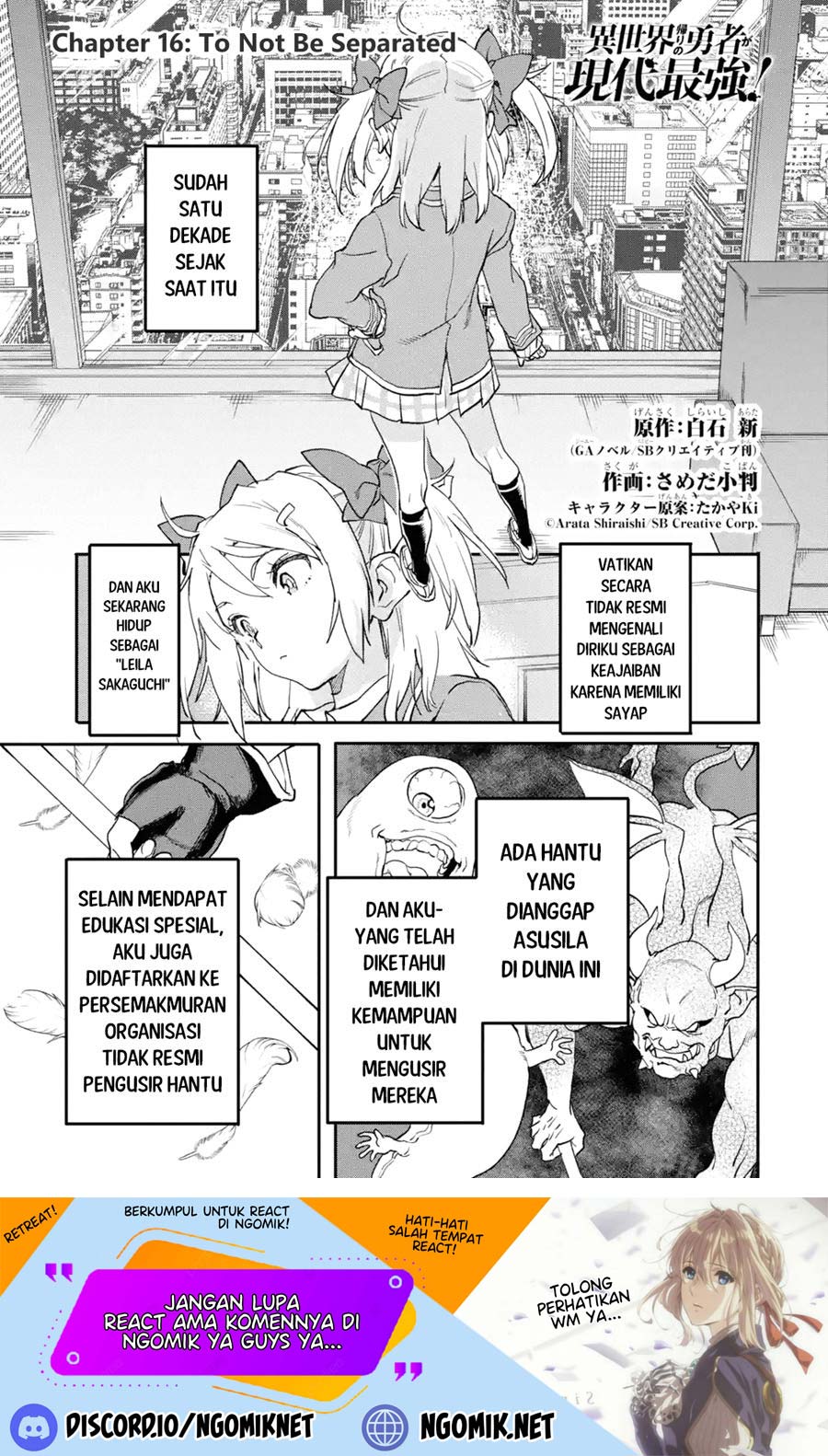 The Hero Who Returned Remains the Strongest in the Modern World chapter 16