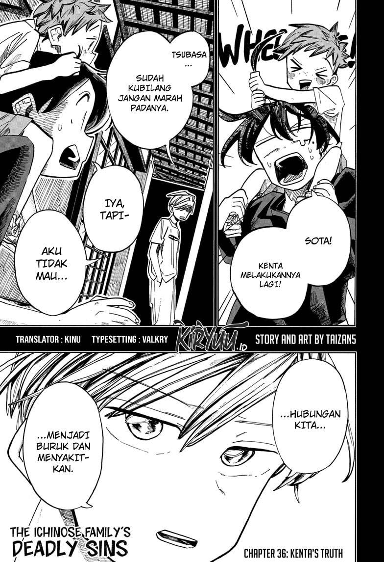 The Ichinose Family’s Deadly Sins chapter 36