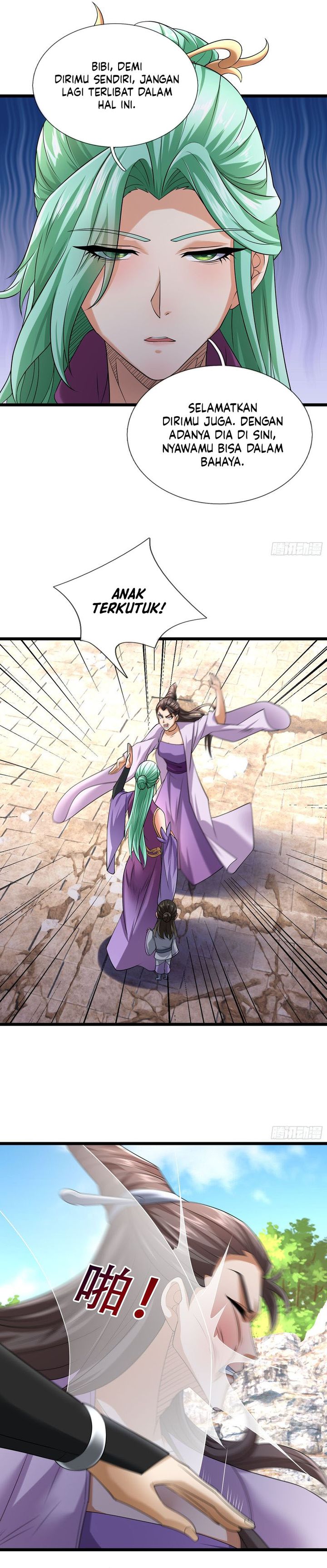 The Immortal as a Slave, the God as a Servant, the Emperor’s Watchdog Chapter 14 Bahasa Indonesia