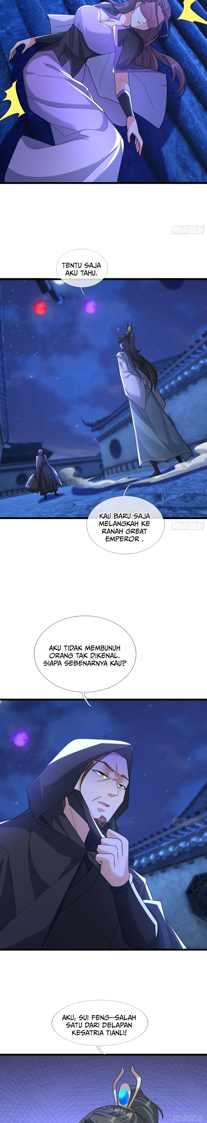 The Immortal as a Slave, the God as a Servant, the Emperor’s Watchdog Chapter 38 Bahasa Indonesia