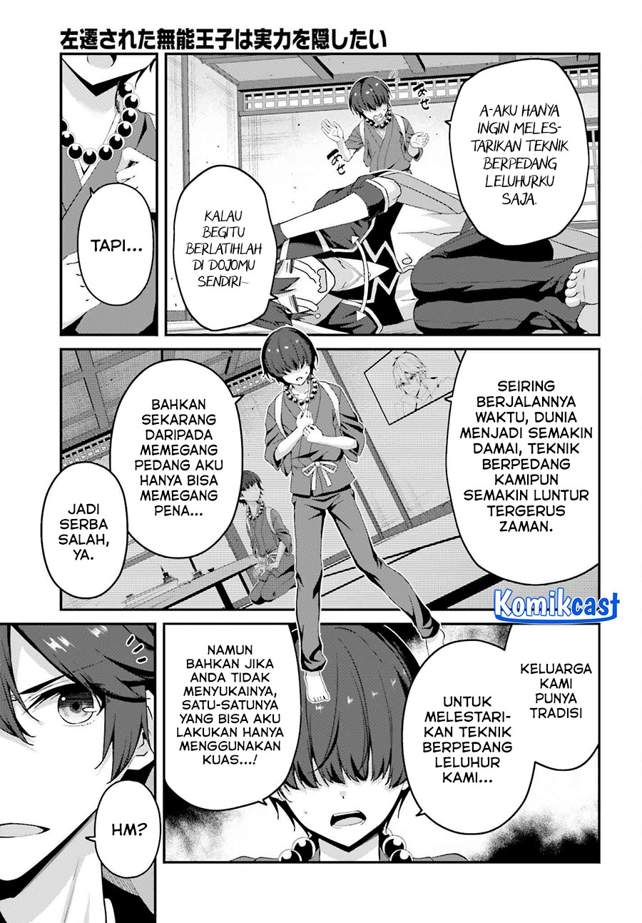 The Incompetent Prince Who Has Been Banished Wants To Hide His Abilities Chapter 31 Bahasa Indonesia