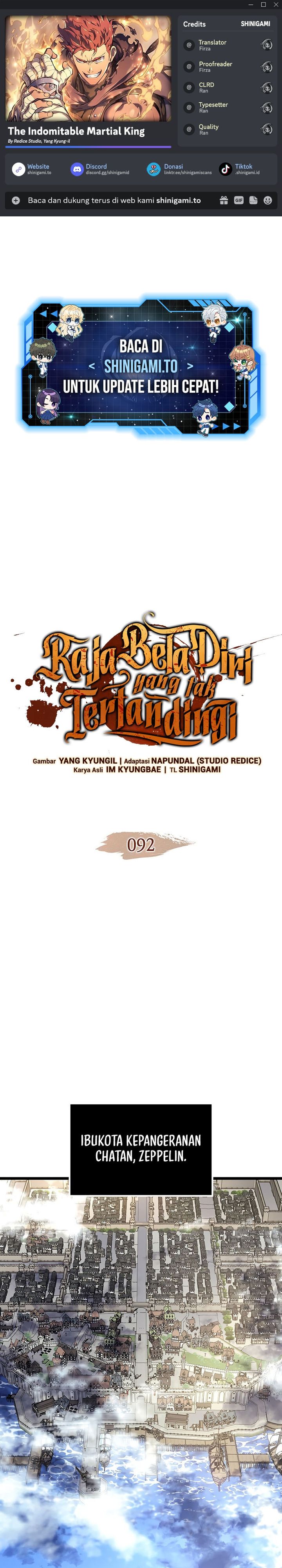 The Indomitable Martial King Chapter 92 Bahasa Indonesia