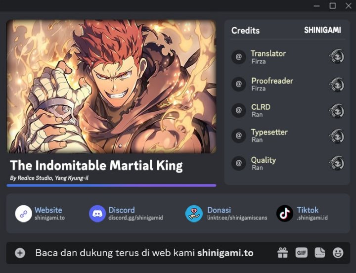The Indomitable Martial King chapter 105