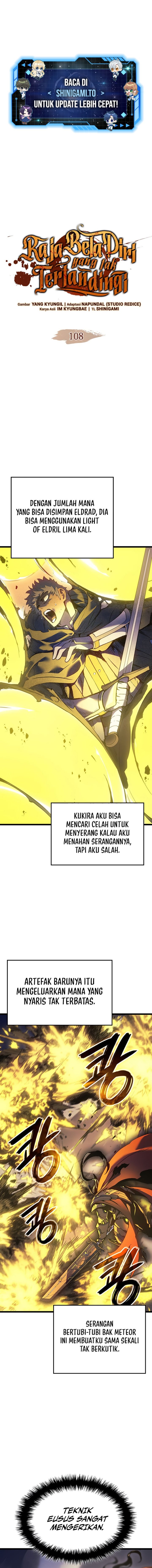 The Indomitable Martial King Chapter 108 Bahasa Indonesia