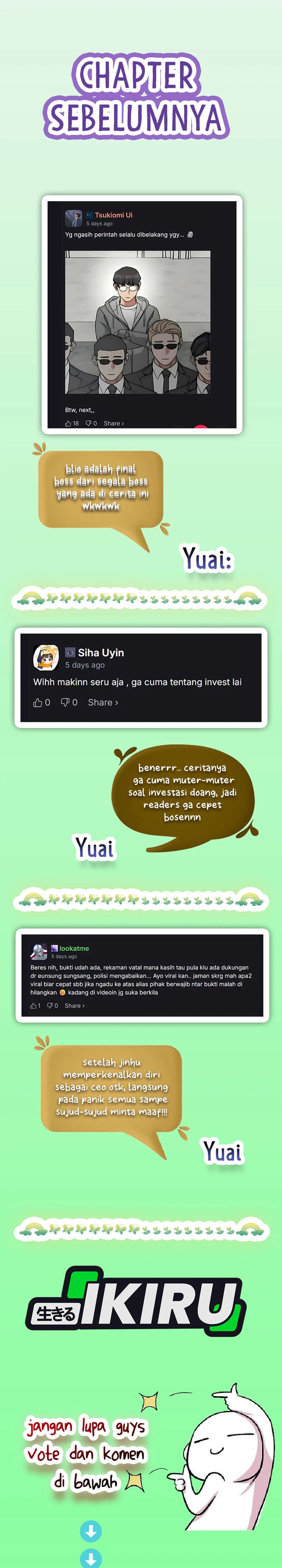 The Investor Who Sees The Future Chapter 69 Bahasa Indonesia