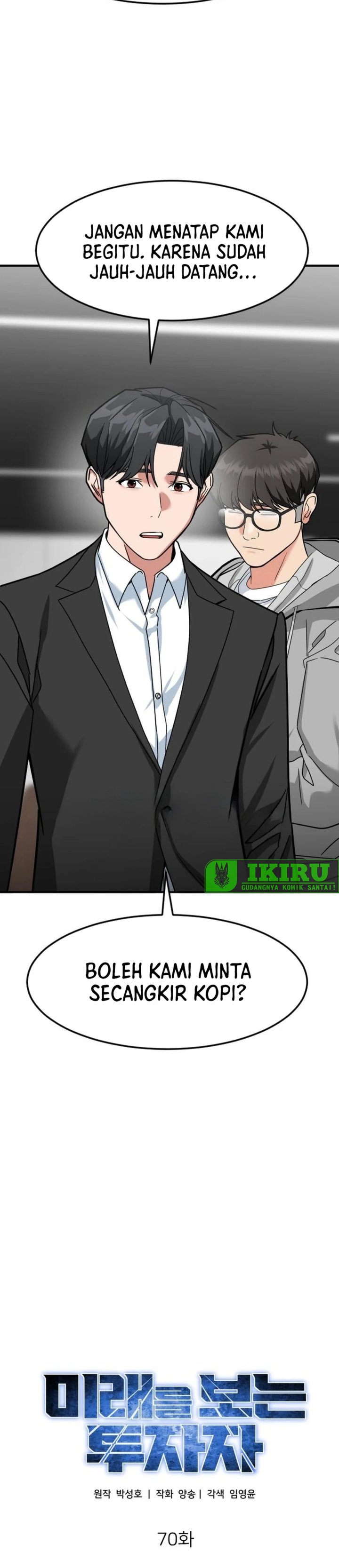 The Investor Who Sees The Future Chapter 70 Bahasa Indonesia